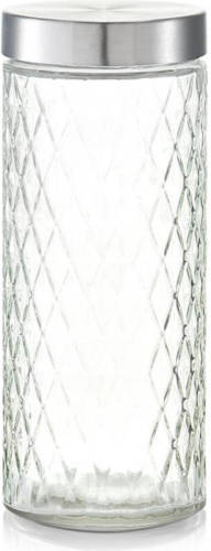 Shoppartners Zeller - Storage Glass 2000 Ml W. Metal Lid