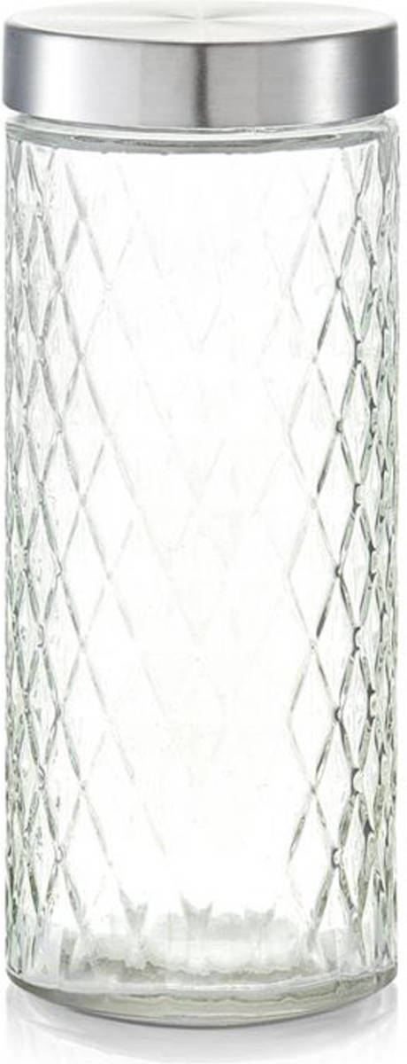 Shoppartners Zeller - Storage Glass 2000 Ml W. Metal Lid