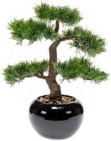 Shoppartners Kunstplant Bonsai Boom In Zwarte Pot 16 Cm