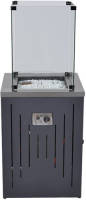 Outdoor Services Garden Impressions Cozy Living Gas Vuurtafel Lagos 51x51xh72 Donker Grijs