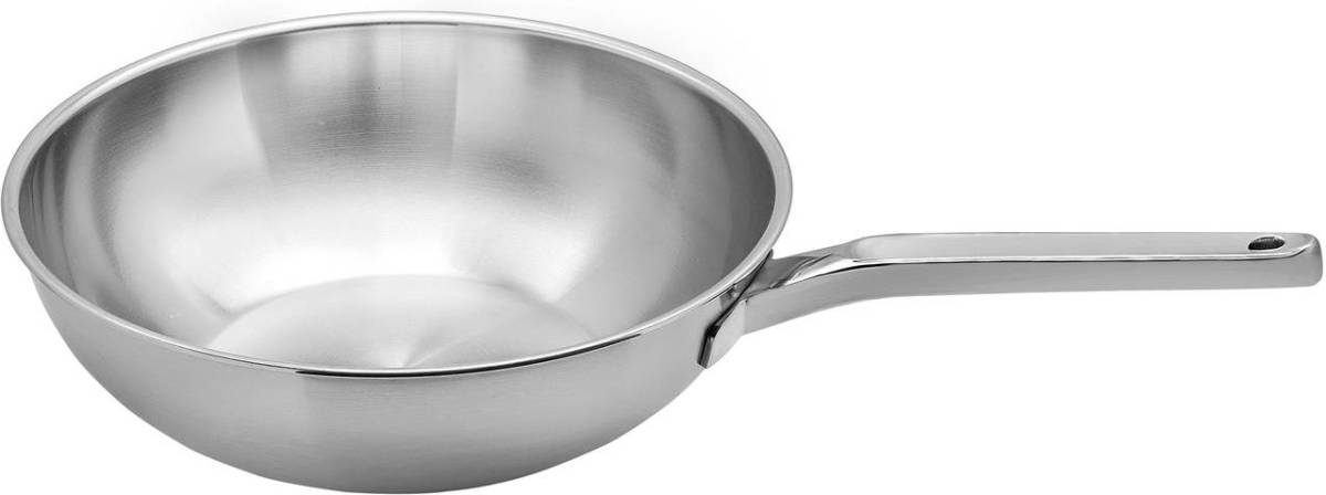 Enjoy2Cook Wokpan 5-ply Rvs, 28 Cm - Cookai