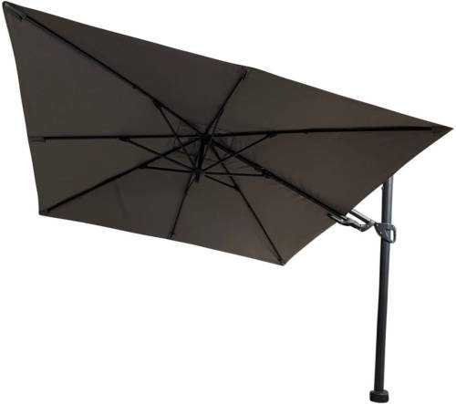 Warentuin Barletta Vrijhangende Zweefparasol Grijs 3x3 M