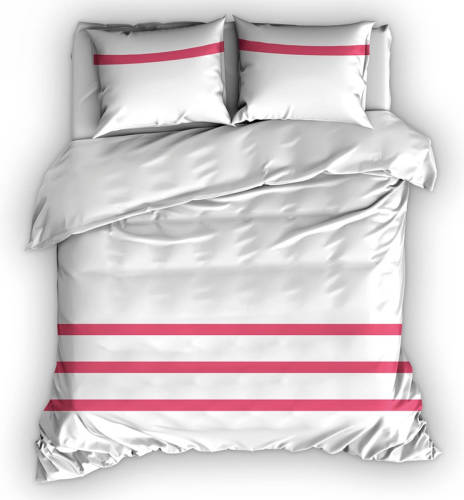 Slaaptextiel nl Italian Home Collection Dekbedovertrek Deauville Fuchsia-240x200/220