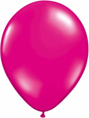 Bellatio Decorations Magenta Roze Ballonnen 25 Stuks 30 Cm - Ballonnen