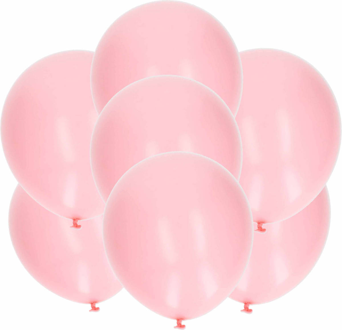 Bellatio Decorations Lichtroze Party Ballonnen 15x Stuks - Ballonnen
