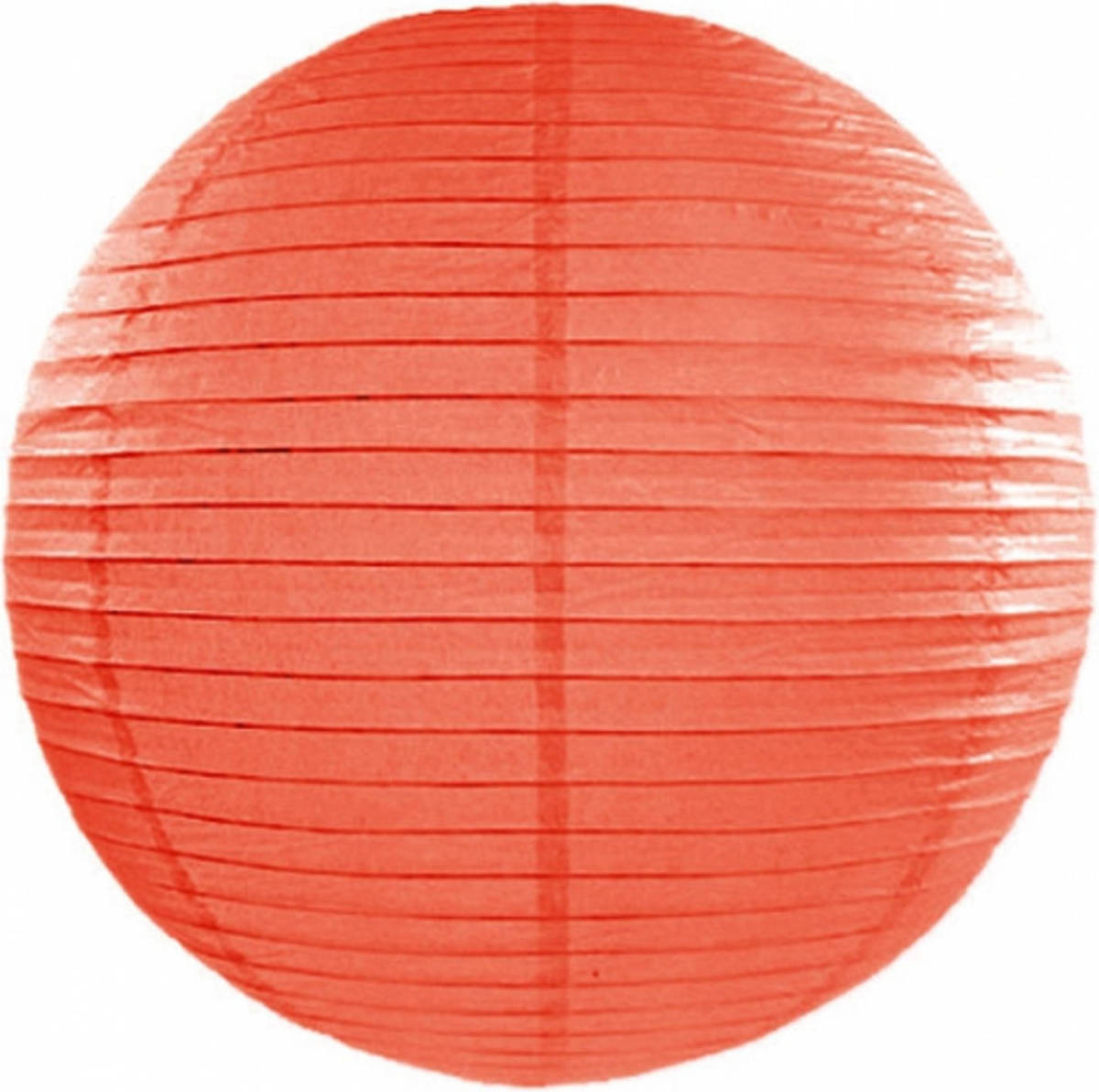 Bellatio Decorations Luxe Bol Vorm Party Lampion Oranje Dia 50 Cm - Feestlampionnen