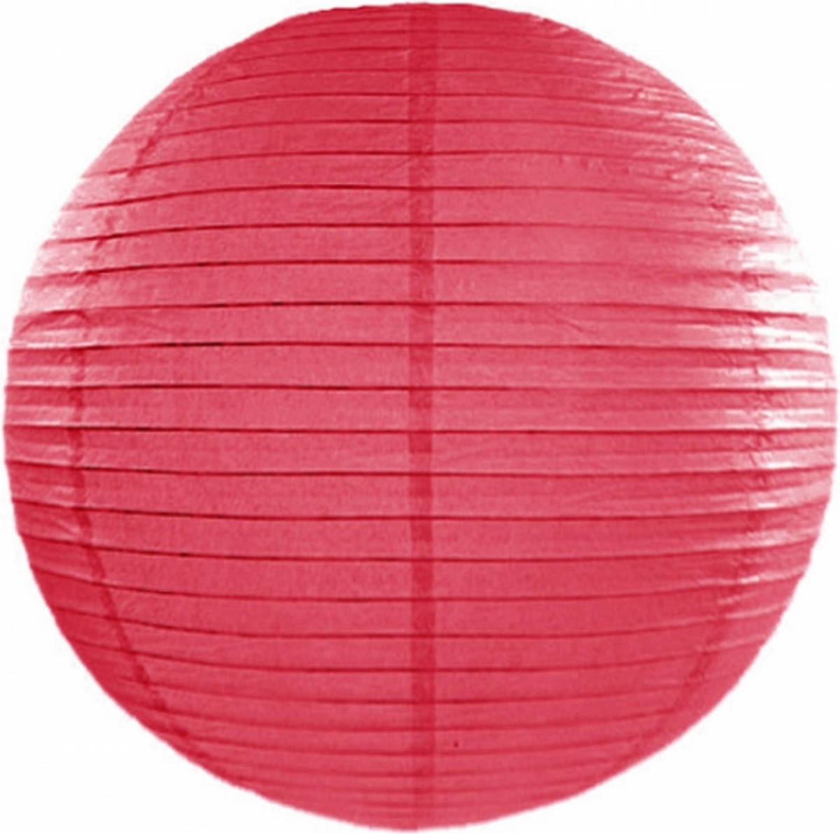 Bellatio Decorations Luxe Ronde Party Lampionnen Fuchsia Roze 50 Cm - Feestlampionnen