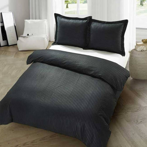 Homeshopping24 Dekbedovertrek Barcelona Black-140x200/220