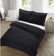 Homeshopping24 Dekbedovertrek Dijon Black-200x200/220