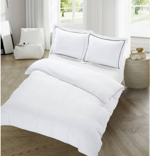 Homeshopping24 Dekbedovertrek Dijon White-240x200/220