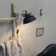 LichtXpert Lightning - Industriele Wandlamp 1-lclip Medium - Zwart