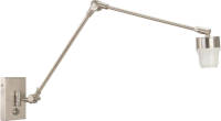 Lamponline Lightning - Moderne Wandlamp 1-l. Maxi Knik - Zilver