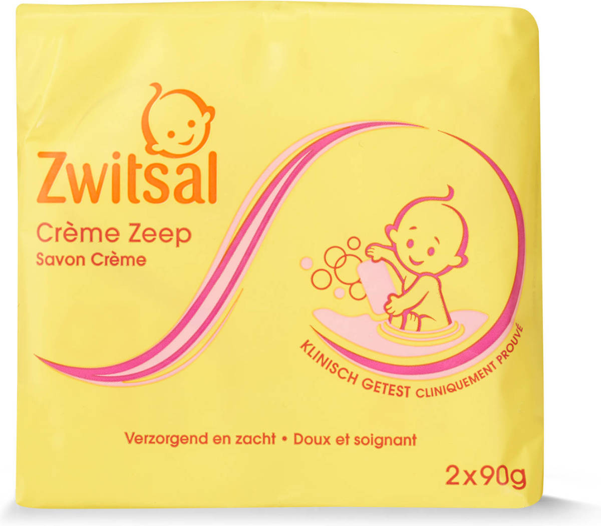 Zwitsal Crème Zeep - 2x90gr