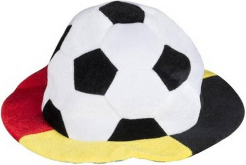 Shoppartners Voetbalhoed Bal Polyester Wit/rood/geel/zwart