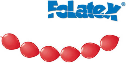 Dobeno Ballonnenslinger Knoopballonnen - 3 Meter - Rood