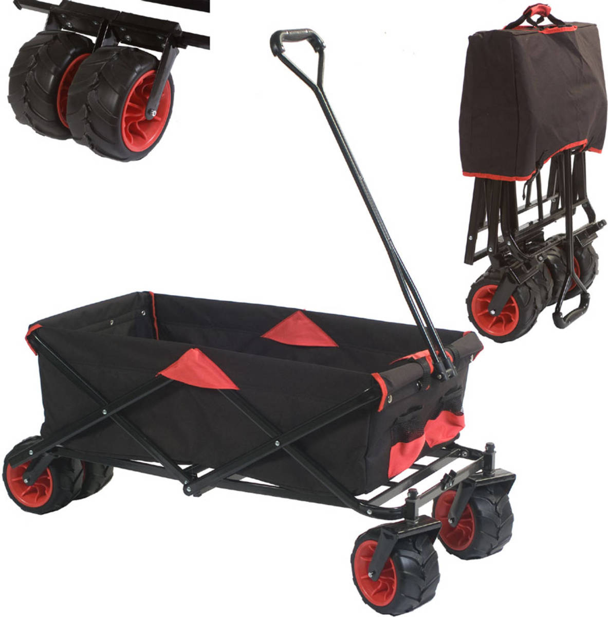 Thystoys Bolderwagen Opvouwbaar - Zwart