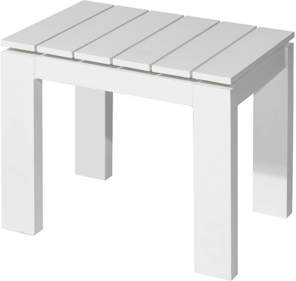 Warentuin Morris Side Table 50x40 Cm Alu White