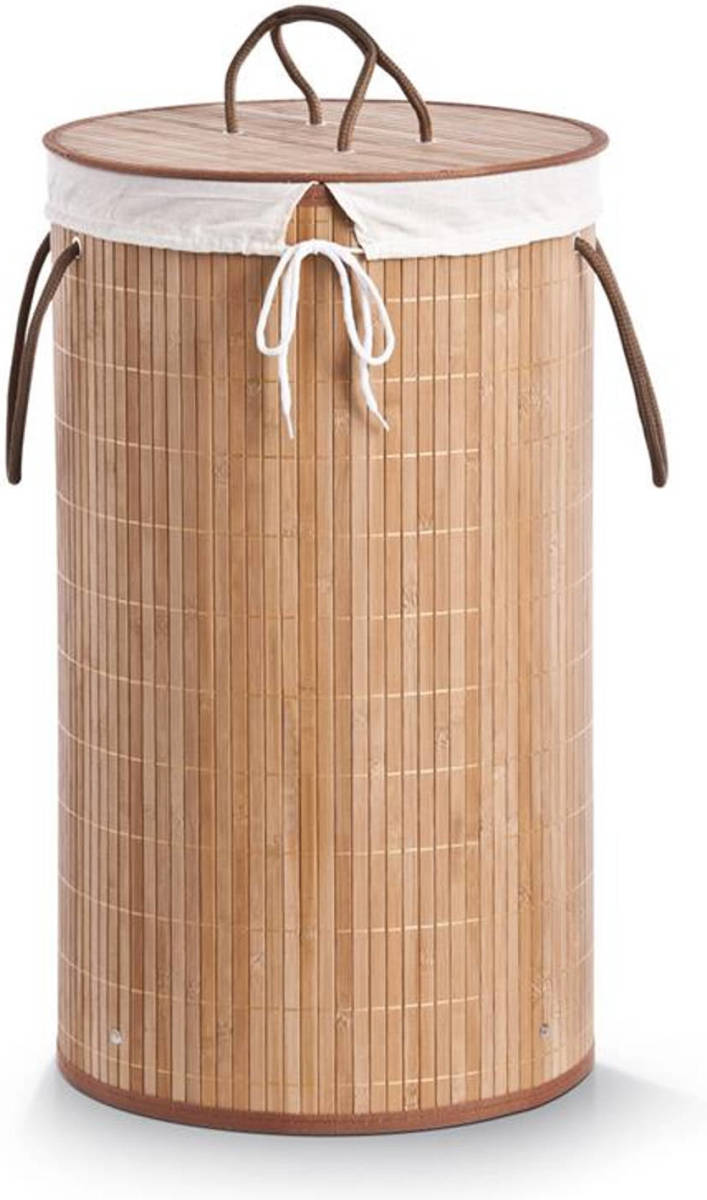 Shoppartners Zeller - Laundry Hamper, Bamboo, Natural