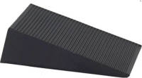 Shoppartners Deurstopper / Deurwig Rubber - Zwart - 16 Mm - Wig