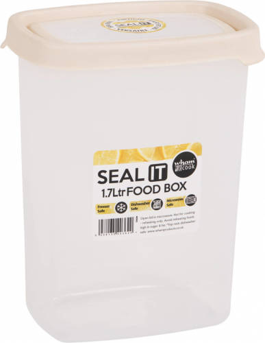 Vepa Bins Wham Vershoudbak Seal It 1,7 Liter 19,5 Cm Transparant