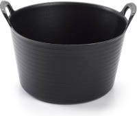Forte Plastics Flexibele Emmer/wasmand Zwart 15 Liter - Wasmanden
