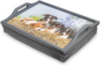 Aidapt Schootdienblad Met Print - Puppy's