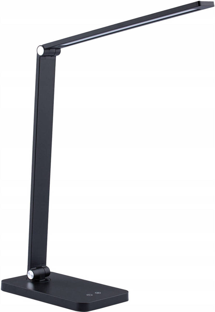 BES LED Led Bureaulamp - Prixa Ingry - 7w - Qi Draadloze Oplaadfunctie - Usb Opladen - Touch Functie - Aanpasbare Kleur