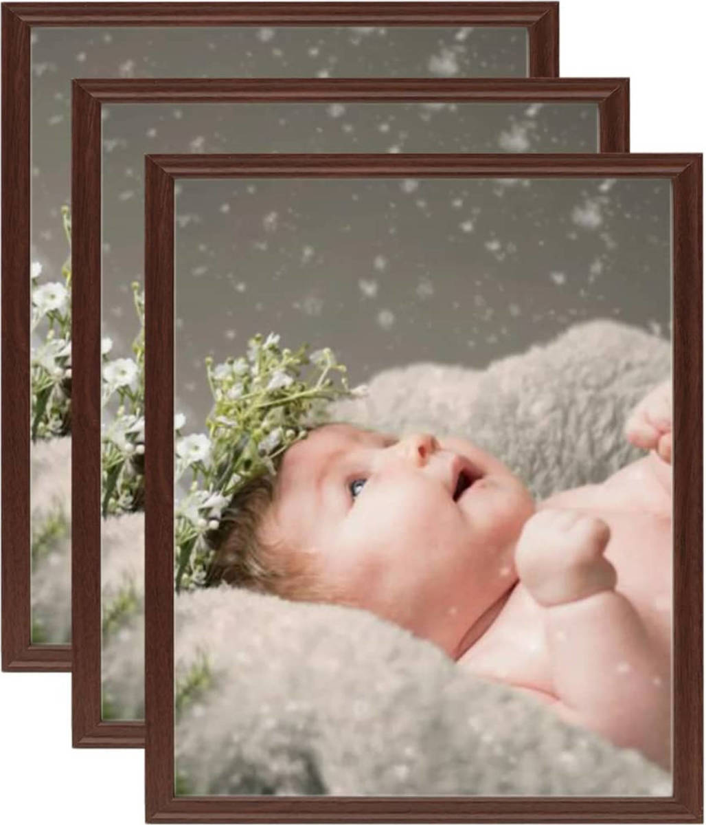 VidaXL Fotolijsten 3 St Voor Wand Of Tafel 21x29,7 Cm Donkerrood