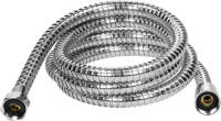 ECD Germany Flexibele Doucheslang 150 Cm 1/2 Inch, Zilver, Roestvrij Staal