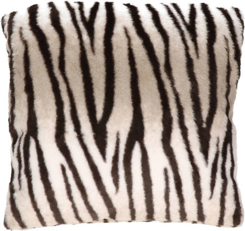 Shoppartners Woonkussen/sierkussen Zebra Dierenprint 45 X 45 Cm - Sierkussens