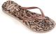 Havaianas Slim Animals teenslippers roségoud/panterprint