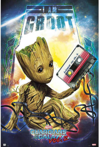 Yourdecoration Grupo Erik Marvel Guardians Of The Galaxy Vol 2 Groot Poster 61x91,5cm