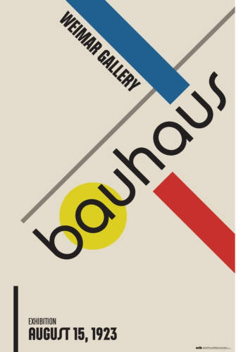 Yourdecoration Grupo Erik Bauhaus Poster 61x91,5cm