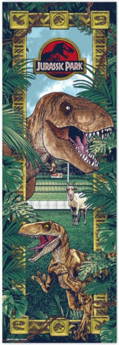 Yourdecoration Grupo Erik Jurassic Park Poster 53x158cm