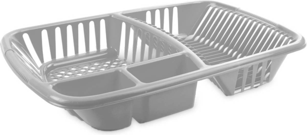 Hega Hogar Afwas Afdruiprek Antraciet Grijs 52 X 33 X 9 Cm - Afdruiprekken