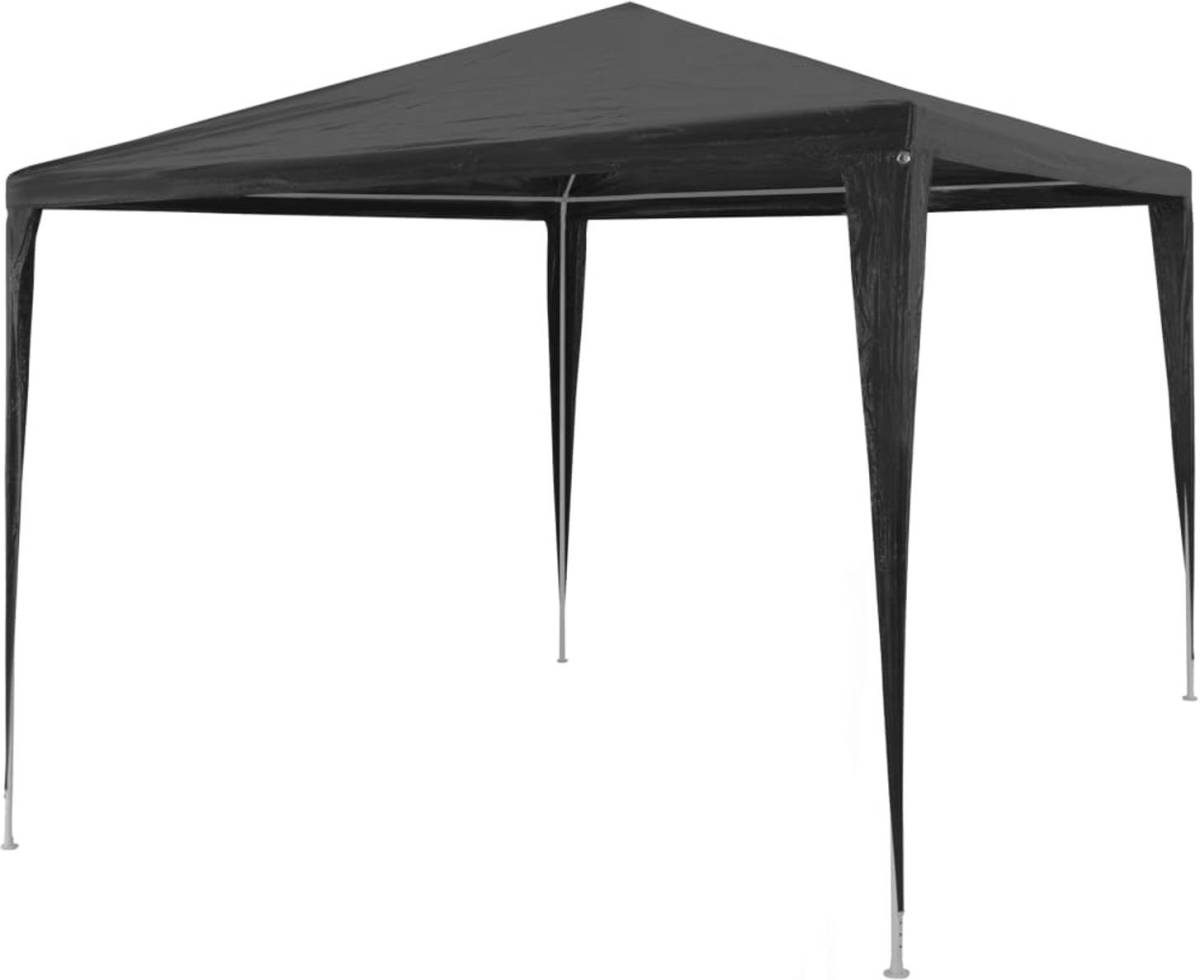 VidaXL Partytent 3x3 M Pe Antraciet