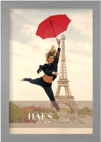 HAES deco - Houten Fotolijst Paris Vintage Grijs 30x45 -Sp001312