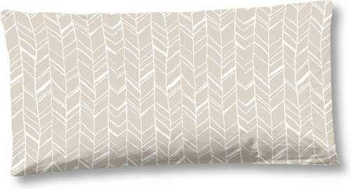 Slaaptextiel Sierkussen Katoensatijn - Subtiel Glazend - Zacht - Luxe Kussen - (40x80 Cm)