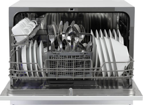 Tomado Tdw5501w - Mini Vaatwasser - Vrijstaand - 6 Couverts - 5 Programma's - Wit
