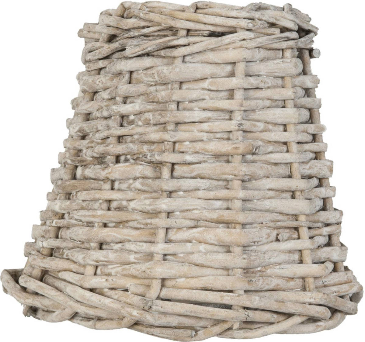 Clayre & Eef Lampenkap ø 14x12 Cm/e27 - Bruin - Rotan