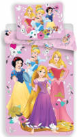 Disney Princess Pink - Dekbedovertrek - Eenpersoons - 140 X 200 Cm - Multi