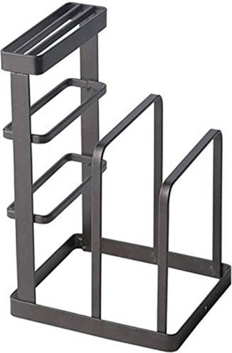 FLOKOO Keuken Organizer - Messenhouder - 20,9 Cm X 14 Cm - Zwart