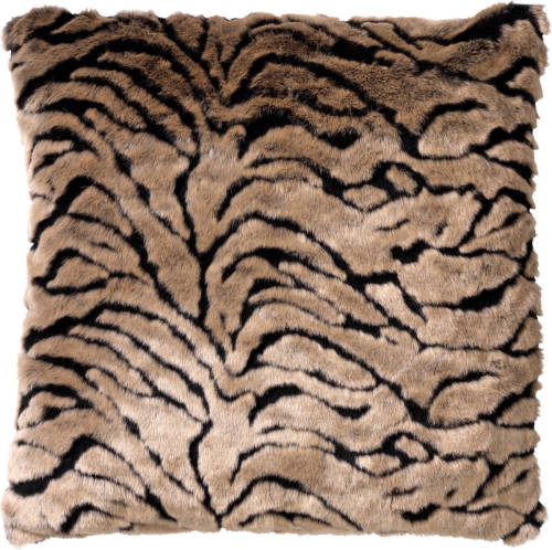 Dutch Decor Kenzo - Sierkussen Met Dierenprint 45x45 Cm Rocky Road - Bruin - Bruin