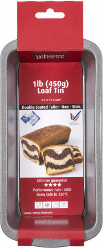 Wham Cakevorm Essentials 450 Gram 22,5 X 10,5 Cm Teflon Grijs