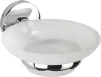 Wenko Zeephouder Cuba Power-loc 13 Cm Rvs/glas Zilver/matwit
