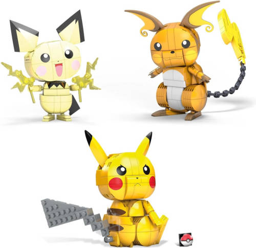 Mega Construx Pokémon Pikachu Evolution Bouwset - 622 Bouwstenen