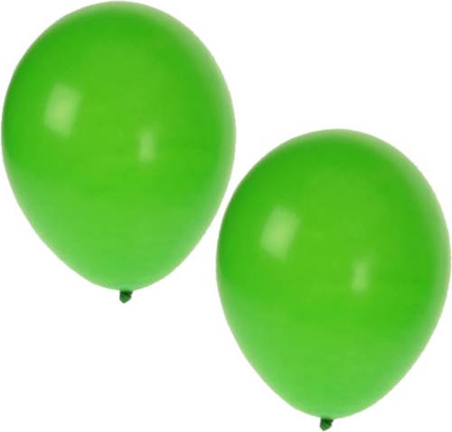 Bellatio Decorations 15x Stuks Groene Party Ballonnen 27 Cm - Ballonnen