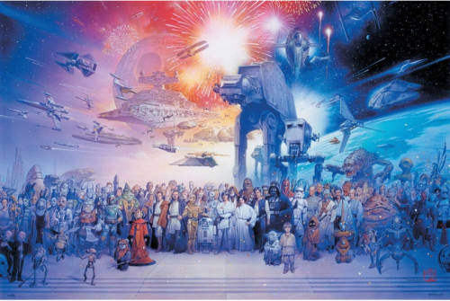 Yourdecoration Grupo Erik Star Wars Legacy Characters Poster 91,5x61cm