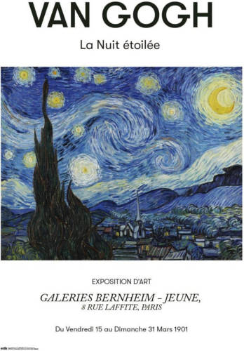 Yourdecoration Grupo Erik Van Gogh La Nuit Etoilee Poster 61x91,5cm
