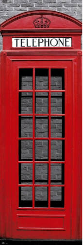 Yourdecoration Grupo Erik London Phone Box Poster 53x158cm